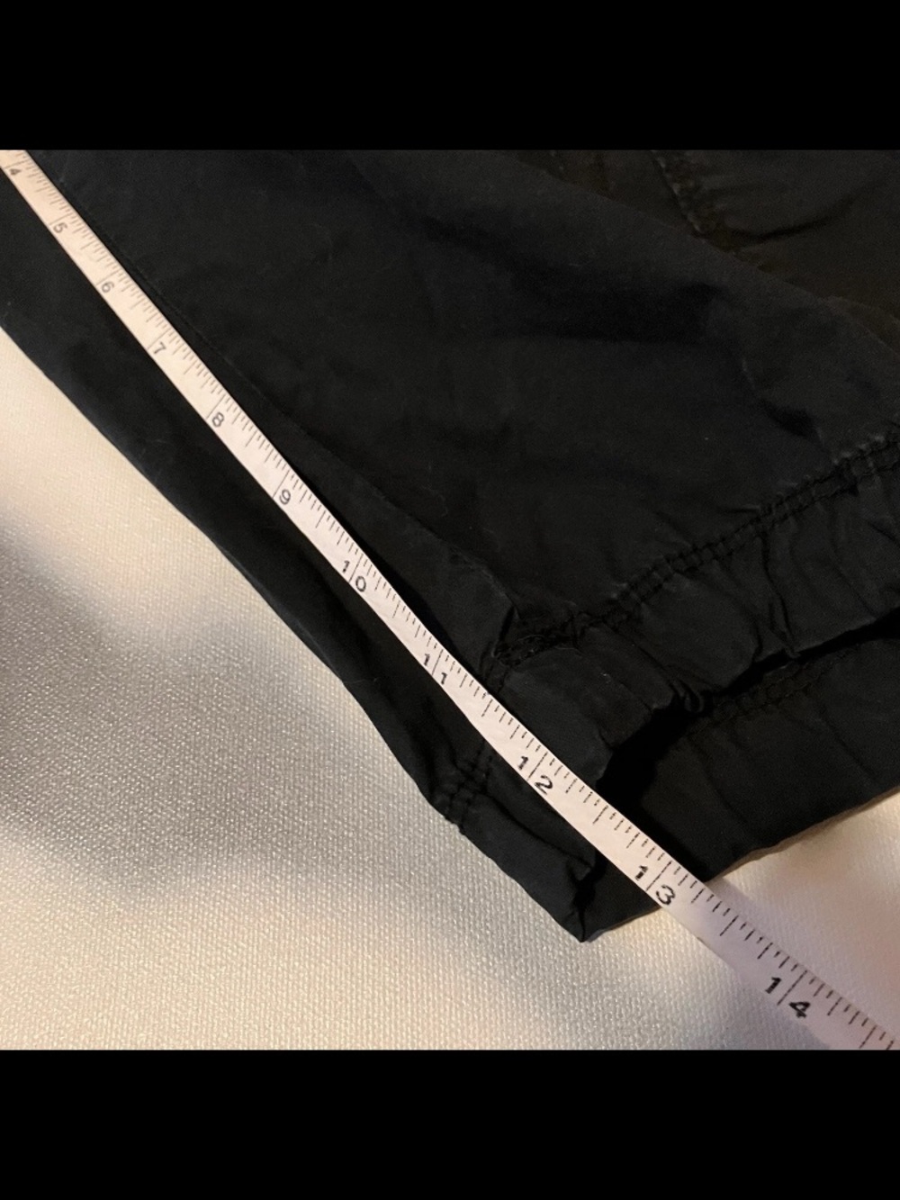 Y2K VTG Polo Jeans Co Ralph Lauren Bermuda Cargo Shorts Black Size 6 - Picture 7 of 8